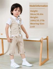 img 3 attached to DESIGN Toddler Gentleman Outfit Formal