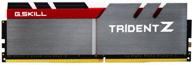 💪 g.skill tridentz серия 32 гб (4x8 гб) 288-контактная sdram ddr4 3200 (pc4 25600) память f4-3200c16q-32gtzb - для платформ intel z170 и x99. логотип