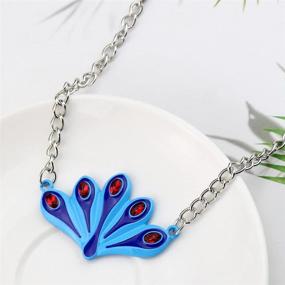 img 3 attached to Exquisite Cut Peacock Pendant Ladybug Jewelry Necklace: Perfect Cosplay Gifts