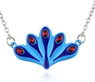 exquisite cut peacock pendant ladybug jewelry necklace: perfect cosplay gifts logo