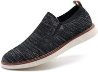 👞 bayq loafers shoes: lightweight knit driving men's shoes for loafers & slip-ons - a comfortable and stylish choice logo