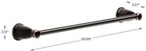 img 3 attached to Kinla Rubbed Bronze Towel Bar by Franklin Brass - Bathroom Accessories, KIN18-OB1