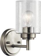 💡 brushed nickel wall sconce from the winslow collection by kichler lighting - model 45910ni логотип