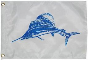 img 1 attached to Taylor Made Products 2818, Sailfish Fish Flag - 12 inch x 18 inch - High-Quality Nylon
