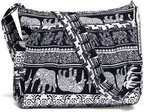 img 4 attached to 🐘 Elephant-Inspired Adjustable Crossbody Messenger for Fashionable Women: Handbags & Wallets