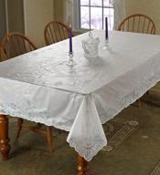 rectangular betenburg tablecloth by violet linen logo