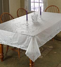 img 2 attached to Rectangular Betenburg Tablecloth by Violet Linen