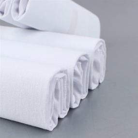 img 1 attached to YEB0110 Handmade Comfort Father Handkerchiefs: Premium Quality for Ultimate Comfort