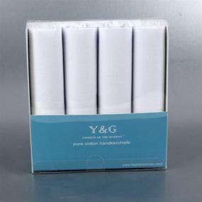 img 3 attached to YEB0110 Handmade Comfort Father Handkerchiefs: Premium Quality for Ultimate Comfort