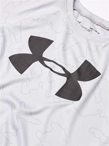 img 1 attached to 👕 Under Armour Мальчиковая Тренировочная Футболка с Коротким Рукавом - Технология Большого Логотипа