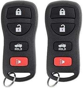 img 2 attached to 2-Pack SaverRemotes for 2002-2006 Nissan Altima Maxima Keyless Entry Remote Control Car Key Fobs Replacement - Compatible with KBRASTU15