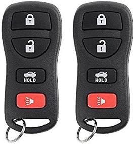 img 4 attached to 2-Pack SaverRemotes for 2002-2006 Nissan Altima Maxima Keyless Entry Remote Control Car Key Fobs Replacement - Compatible with KBRASTU15