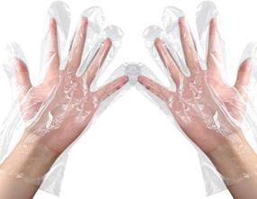 img 4 attached to 🧤 Transparent Disposable Food Prep Gloves: Occupational Health & Safety Products for Enhanced Personal Protective Equipment