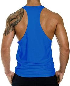 img 2 attached to GZXISI Bodybuilding Stringer Workout Sleeveless Men's Clothing for Active