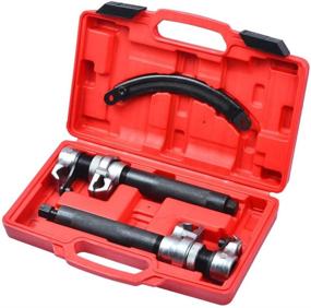img 2 attached to 🔧 Prokomon Coil Spring Compressor Tool Set - 2 Pcs with Safety Guard for Efficient Coil Spring Clamping
