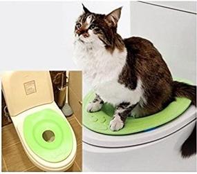 img 4 attached to Cat Kit Kitty Pet Toilet Seat Training System - NABIUGI