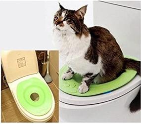 img 2 attached to Cat Kit Kitty Pet Toilet Seat Training System - NABIUGI