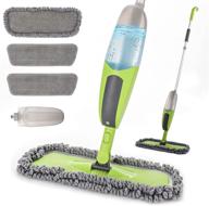 🧹 ultra-efficient tobeelec floor cleaning spray mop – 3 reusable microfiber pads – 550ml removable spray bottle – 360° rotating flat mop for hardwood, laminate, marble, and tile floors logo