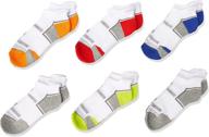 🧦 fruit of the loom everyday active socks 6-pack - ideal boys' clothing for daily wear logo