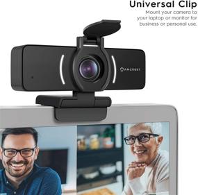 img 1 attached to 📷 Amcrest AWC205 - 1080P Webcam with Privacy Cover, USB Camera, HD Streaming Webcam for PC Desktop & Laptop with Microphone, Wide Angle Lens & Large Sensor for Superior Low Light