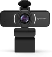 📷 amcrest awc205 - 1080p webcam with privacy cover, usb camera, hd streaming webcam for pc desktop & laptop with microphone, wide angle lens & large sensor for superior low light logo