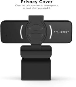 img 2 attached to 📷 Amcrest AWC205 - 1080P Webcam with Privacy Cover, USB Camera, HD Streaming Webcam for PC Desktop & Laptop with Microphone, Wide Angle Lens & Large Sensor for Superior Low Light