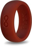 flexrings silicone wedding ring: the infinity ring in 7 vibrant colors, premium mens silicone ring in sizes 8-16 логотип