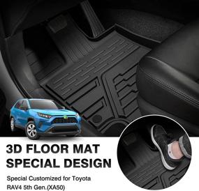 img 3 attached to TGBROS Custom All Weather Non Slip Odourless Interior Accessories in Floor Mats & Cargo Liners