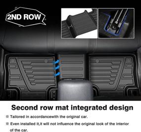 img 1 attached to TGBROS Custom All Weather Non Slip Odourless Interior Accessories in Floor Mats & Cargo Liners