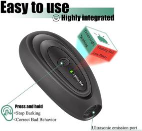 img 3 attached to 🐶 Indoor Dog Barking Control Devices - Ultrasonic Stop Dog Barking Devices, Outdoor Dog Training Aids for Barking - Anti Barking Device Handheld & Rechargeable with LED Indicator