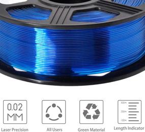 img 2 attached to YOYI Filament: Ultra-Compatible Eco-Friendly Blue Dimensional Printing