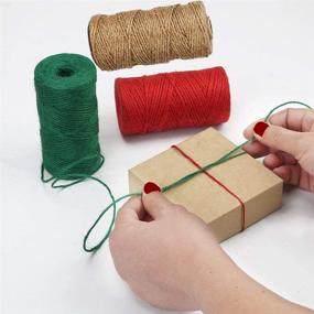 img 2 attached to Christmas Wrapping Cotton String Natural