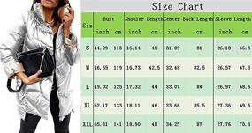 img 1 attached to Cnkwei Quilted Lightweight Jackets Metallic Women's Clothing and Coats, Jackets & Vests