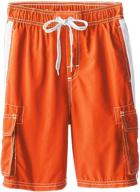 👕 kanu surf boys' barracuda quick orange clothing logo