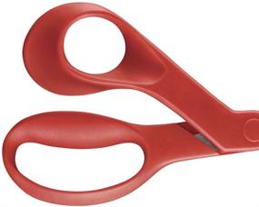 img 2 attached to 🟠 Fiskars Left-hand 8" Bent-left Stainless Steel Scissors - Orange