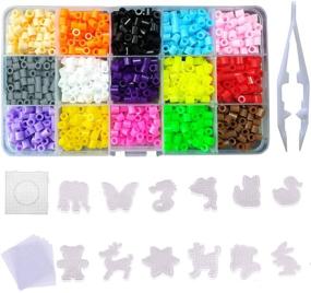 img 4 attached to 1800PCS Perler Colors Tweezers Ironing