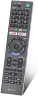 gvirtue universal remote control rm-l1370 for sony bravia, compatible with smart tvs, 3d lcd led oled uhd 4k hdr tvs, with netflix and youtube buttons logo