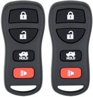 🔑 2-pack keyless2go replacements for kbrastu15 cwtwb1u733 car key fob remote - enhanced seo logo