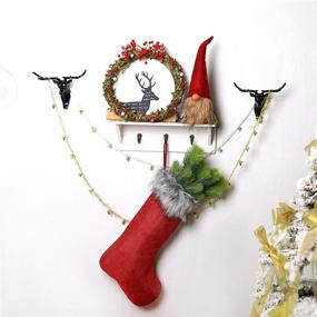 img 2 attached to ITOMTE Swedish Elegant Christmas Stockings Seasonal Decor