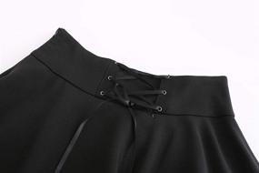 img 2 attached to TONCHENGSD Womens Waisted Drawstring Gothic Women's Clothing for Skirts