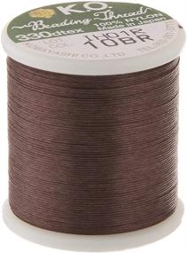 img 1 attached to 🧵 50m Japanese Nylon Beading Thread for Delica in Brown - KooK K.O. XCR-9719