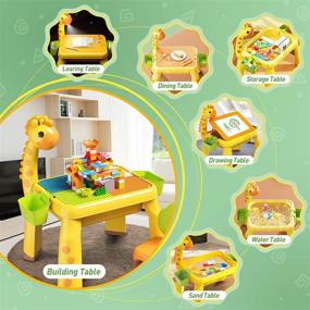 img 1 attached to 🧸 GobiDex Activity Building Set for Toddlers with Enhanced Compatibility