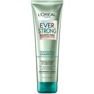 оживите тонкие и ломкие волосы с шампунем для утолщения l'oreal paris everstrong - формула без сульфата с экстрактом листьев розмарина - 8.5 унций. логотип