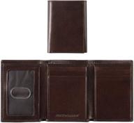 👛 johnston murphy leather trifold wallet logo