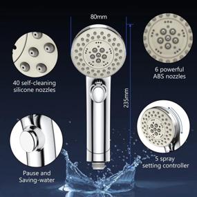 img 3 attached to High Pressure Handheld Function Pressure Showerhead