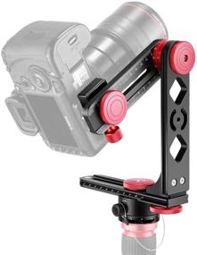 img 4 attached to 📷 Neewer Panoramic Gimbal Head with Tripod Mount and Carry Bag - Aluminium Alloy Camera Tripod Head, 1/4 inch Quick Release Plate, Max Load 22 lbs - Compatible with Nikon, Canon, Sony DSLR Cameras