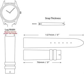 img 1 attached to Durable Silicone Rubber Watch Band - 26mm - Stylish and Functional