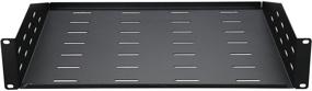 img 2 attached to Rosewill 2U Universal Vented Rack Mount Server Shelf - Ideal for 19 Inch Server Racks | 14 Inch Deep Cantilever Server Cabinet Shelves - Black (RSA-2USHF02)