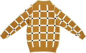 img 3 attached to 🧥 Стильный и уютный: Bienzoe маленький свитер с длинными рукавами для мальчиков - одежда и свитера.