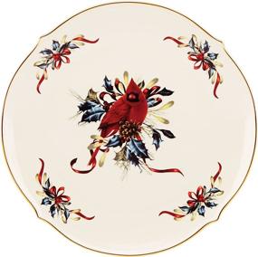 img 4 attached to 🎄 Lenox Winter Greetings Round Platter: Elegant Holiday Serving Dish for Festive Feasts